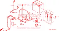 BATTERIA per Honda AROBASE 125 TWO TONE 2003
