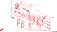 CALIBRO FRENO ANTERIORE per Honda AROBASE 125 TWO TONE 2003