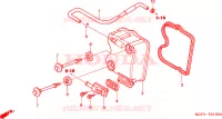 COPERTURA TESTA CILINDRO per Honda AROBASE 125 TWO TONE 2003