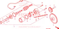 MOTORE AVVIAMENTO per Honda AROBASE 125 TWO TONE 2003