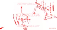 PIEDE D'APPOGGIO per Honda AROBASE 125 TWO TONE 2003