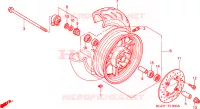 RUOTA ANTERIORE per Honda AROBASE 125 TWO TONE 2003
