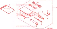 UTENSILI (NES1253/NES1503) per Honda AROBASE 125 TWO TONE 2003