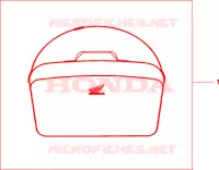 BORSA INT.TOP CASE per Honda JAZZ 250 2004