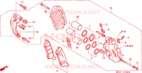 CALIBRO FRENO ANTERIORE per Honda JAZZ 250 2004