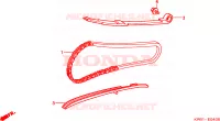 CATENA CAMMA/TENSIONE per Honda JAZZ 250 2004