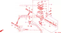 CILINDRO MAESTRO FRENO per Honda JAZZ 250 2004