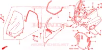 COPERTURA ANTERIORE per Honda JAZZ 250 2004