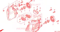 FANALE per Honda JAZZ 250 2004