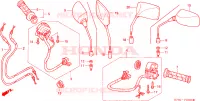 INTERRUTTORE/CAVO per Honda JAZZ 250 2004