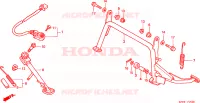 PIEDE D'APPOGGIO per Honda JAZZ 250 2004