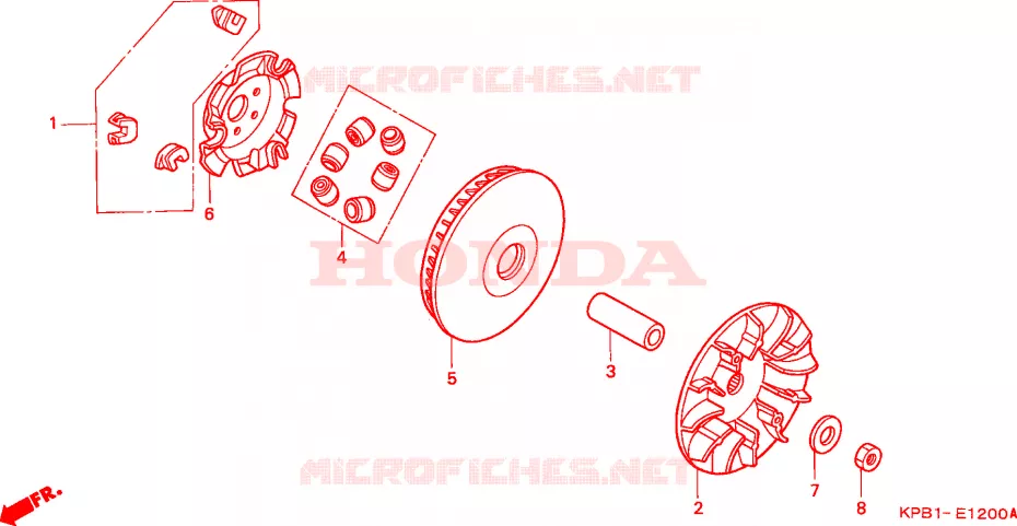 FACCIA AVVIAMENTO Honda SCOOTER 250 JAZZ 2004  NSS2504