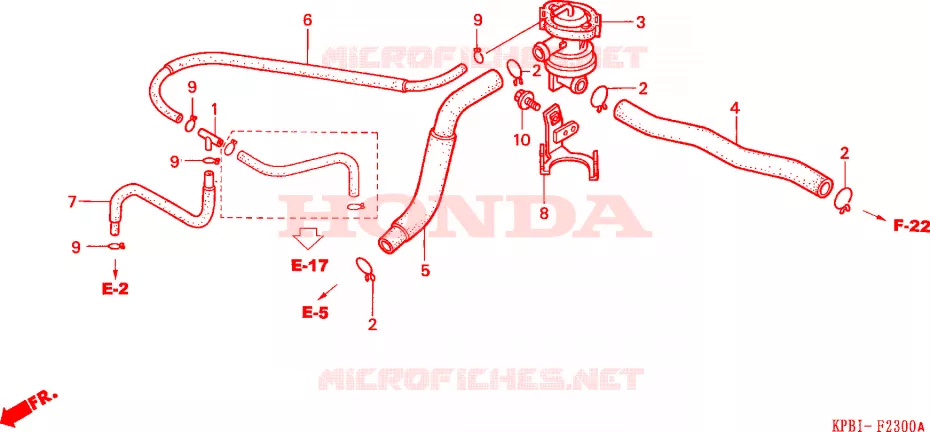 VALVOLA INIEZIONE ARIA Honda SCOOTER 250 JAZZ 2004  NSS2504