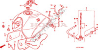 SERBATOIO COMBUSTIBILE (XL125V1/2/3/4/5/6) per Honda 125 VARADERO 2003