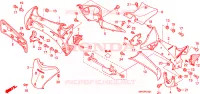COPERTURA CONDOTTO/ SCUDO GAMBA(2) per Honda INNOVA 125 2009