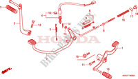 PEDALE/BRACCIO AVVIATORE A TIRO per Honda INNOVA 125 2005
