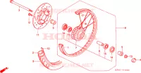 RUOTA ANTERIORE per Honda INNOVA 125 2009
