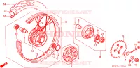 RUOTA POSTERIORE per Honda INNOVA 125 2009