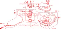 SERBATOIO COMBUSTIBILE(2) per Honda INNOVA 125 2009