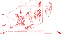 CALIBRO FRENO ANTERIORE per Honda CBR 125 TRICOLOR 2010