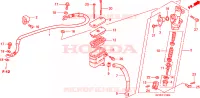 CILINDRO MAESTRO FRENO per Honda CBR 125 TRICOLOR 2010