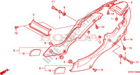 COPERTURA LATO per Honda CBR 125 NOIR 2010