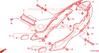COPERTURA LATO per Honda CBR 125 TRICOLOR 2010