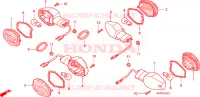 FRECCIA  per Honda CBR 125 TRICOLOR 2010