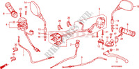 LEVA MANIGLIA/INTERRUTTORE/CAVO(CBR125R/RS/RW5/RW6/RW8) per Honda CBR 125 2008