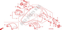 PARAFANGO ANTERIORE per Honda CBR 125 TRICOLOUR 2010