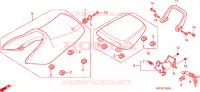 SEDILE per Honda CBR 125 TRICOLOR 2010