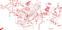 SERBATOIO COMBUSTIBILE  per Honda CBR 125 TRICOLORE 2010