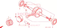 ALBERO A GOMITI/PISTONE per Honda SH 125 2002