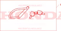 ANTIFURTO AD ARCO (U LOCK) per Honda SH 125 2002
