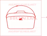 BORSA INT.TOP CASE per Honda SH 125 2002