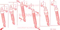 CUSCINO POSTERIORE per Honda SH 125 2002
