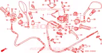 LEVA MANIGLIA/INTERRUTTORE/CAVO per Honda SH 125 2002