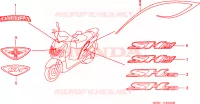 MARCHIO/STRISCIA per Honda SH 125 2002
