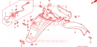 PARAFANGO POSTERIORE per Honda SH 125 2002