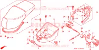 SEDILE/SCATOLA BAGAGLI per Honda SH 125 2002