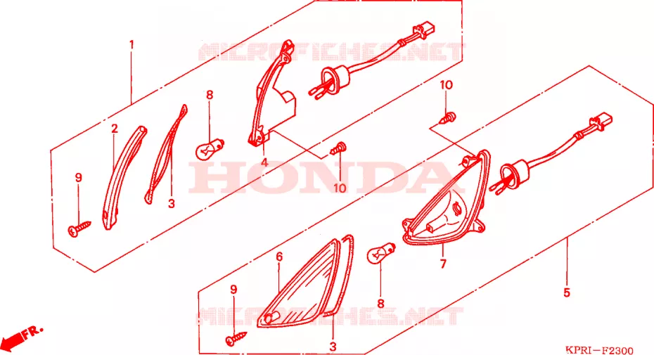 FRECCIA Honda SCOOTER 125 SH 2002  SH1251