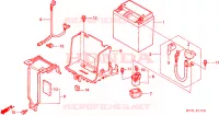 BATTERIA per Honda DYLAN 150 2009