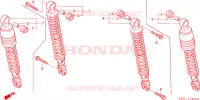 CUSCINO POSTERIORE per Honda DYLAN 150 2009