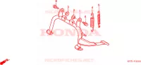 PIEDE D'APPOGGIO per Honda DYLAN 150 2009