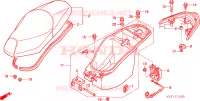 SEDILE/SCATOLA BAGAGLI per Honda DYLAN 150 2009