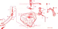 SERBATOIO COMBUSTIBILE per Honda DYLAN 150 2009