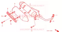 SMORZATORE SCARICO per Honda DYLAN 150 2009