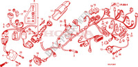 BARDATURA FILO (FES1257/A7)(FES1507/A7) per Honda S WING 150 FES SPECIAL 2007