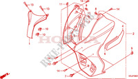 COPERTURA ANTERIORE (FES1257/A7)(FES1507/A7) per Honda S WING 150 FES 2007