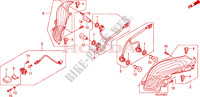 LUCE COMBINAZIONE POST. (FES1257/A7)(FES1507/A7) per Honda S WING 150 FES SPECIAL 2007